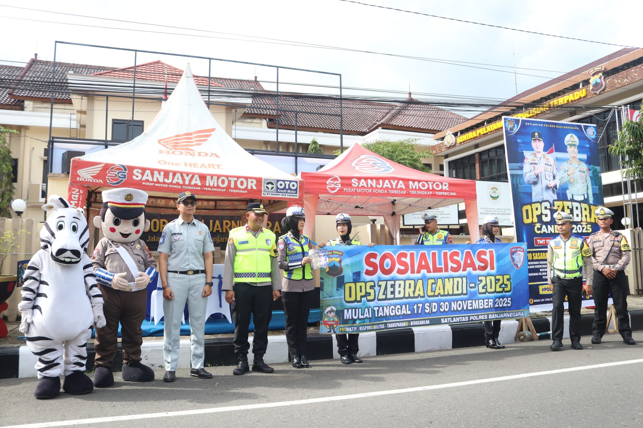 Polres Banjarnegara Gelar Sosialisasi Operasi Zebra Candi 2025