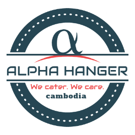 The Hanger Alpha logo.