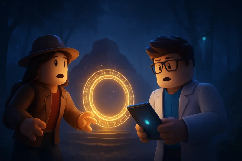 An eerie scene in Blackwood Forest, where AI probes the mystery of unexplained echoes.