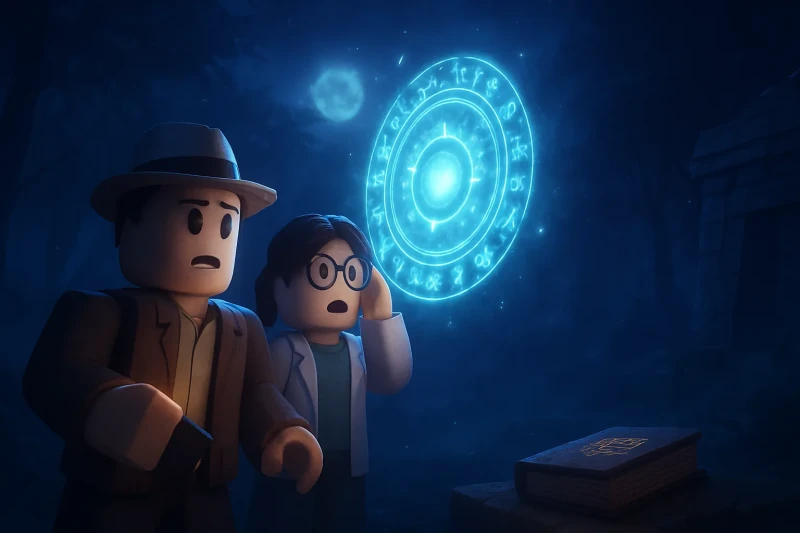 A mysterious glow illuminates the night sky over a quaint English village, sparking intrigue and discovery.