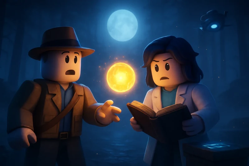 Mysterious luminous orbs hover over Dunwich, sparking intrigue in science and legend.