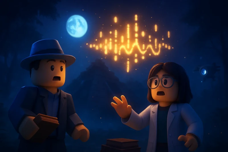 A captivating celestial light pattern in Alderwood, sparking scientific mystery and discovery.