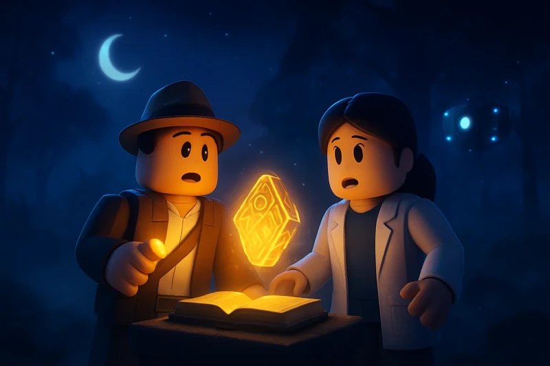 An AI study reveals the mystery of glowing orbs in Black Hollow's night sky.