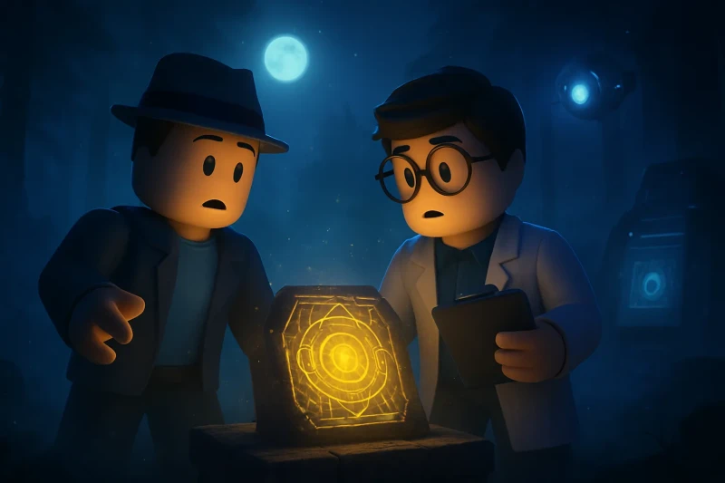 An AI investigates the mysterious temporal anomaly disrupting time in Eldergrove, 2026.
