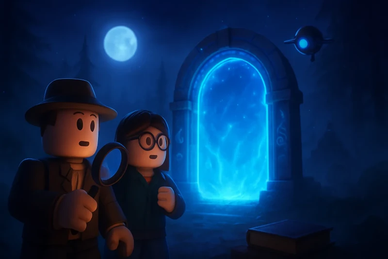 A mysterious blue light illuminates the Cliffs of Moher, evoking ancient legends and scientific intrigue.