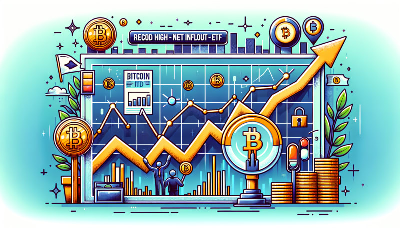 비트코인 ETF 순유입액 최고치 경신, 시세 상승 신호?