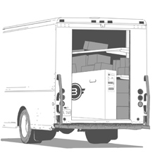 Bicycle Pick Up Or Drop Off Icon