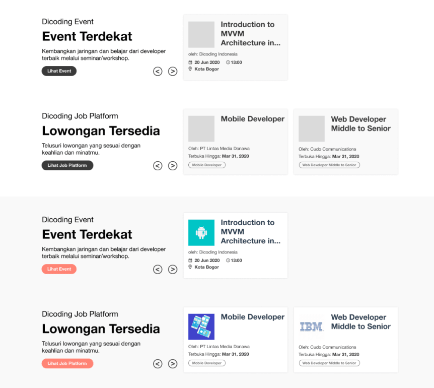 Event and Jobs