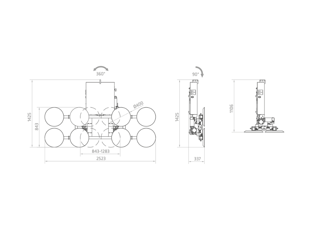 Plano técnico XE1-1500G-B