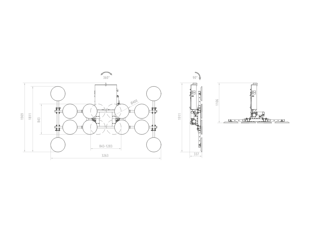 Plano técnico XE1-1500G-C