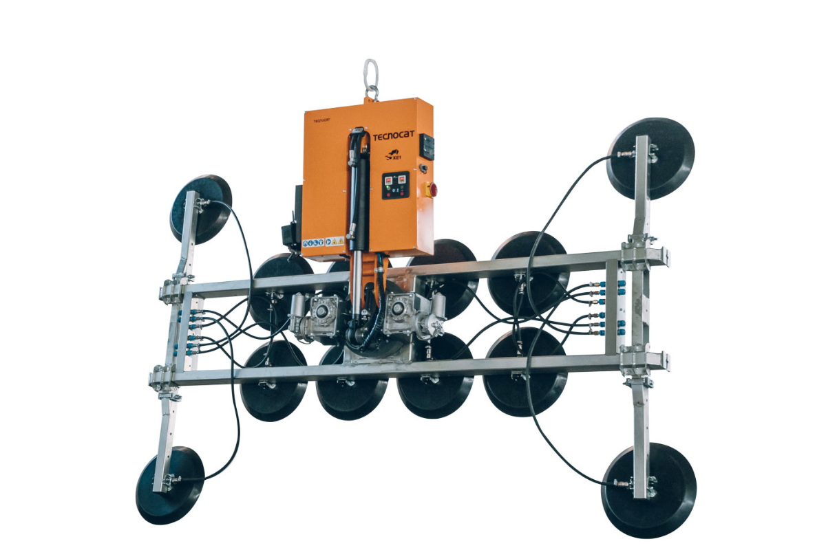 XE1-2500G Tecnocat para instalación de grandes piezas de vidrio