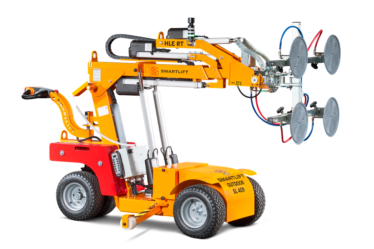 SL 409 HLE RT Outdoor con ajustes de posicionamiento para vidrio