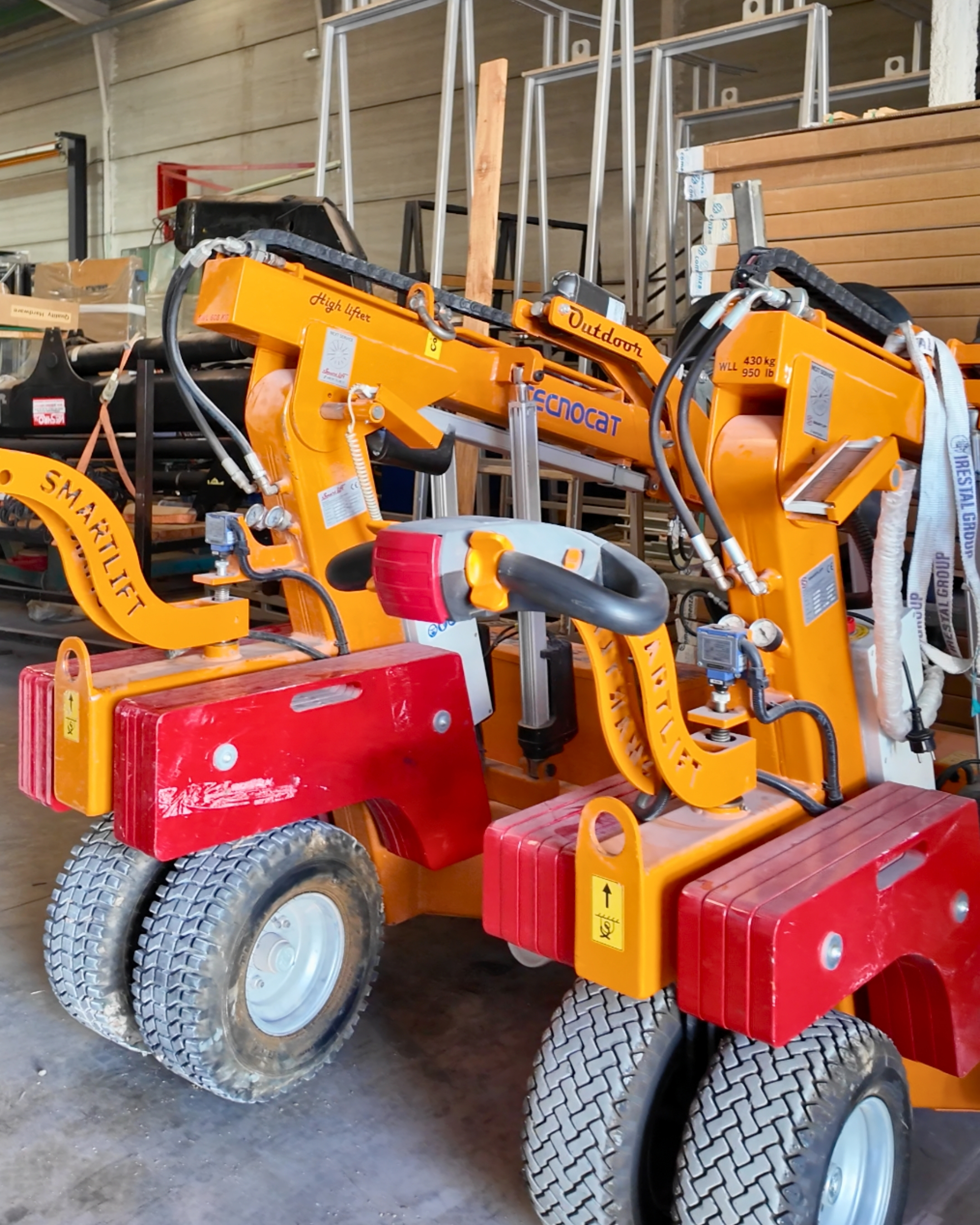 Robots y carros para vidrio Tecnocat