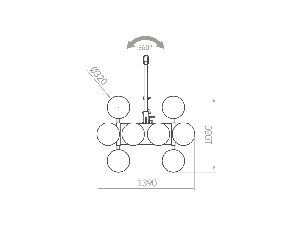 Plano técnico XL2-600G+4