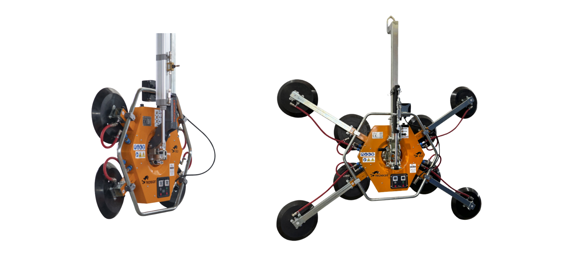 Ventosa modular XL1 para manipulación e instalación de vidrio en obra