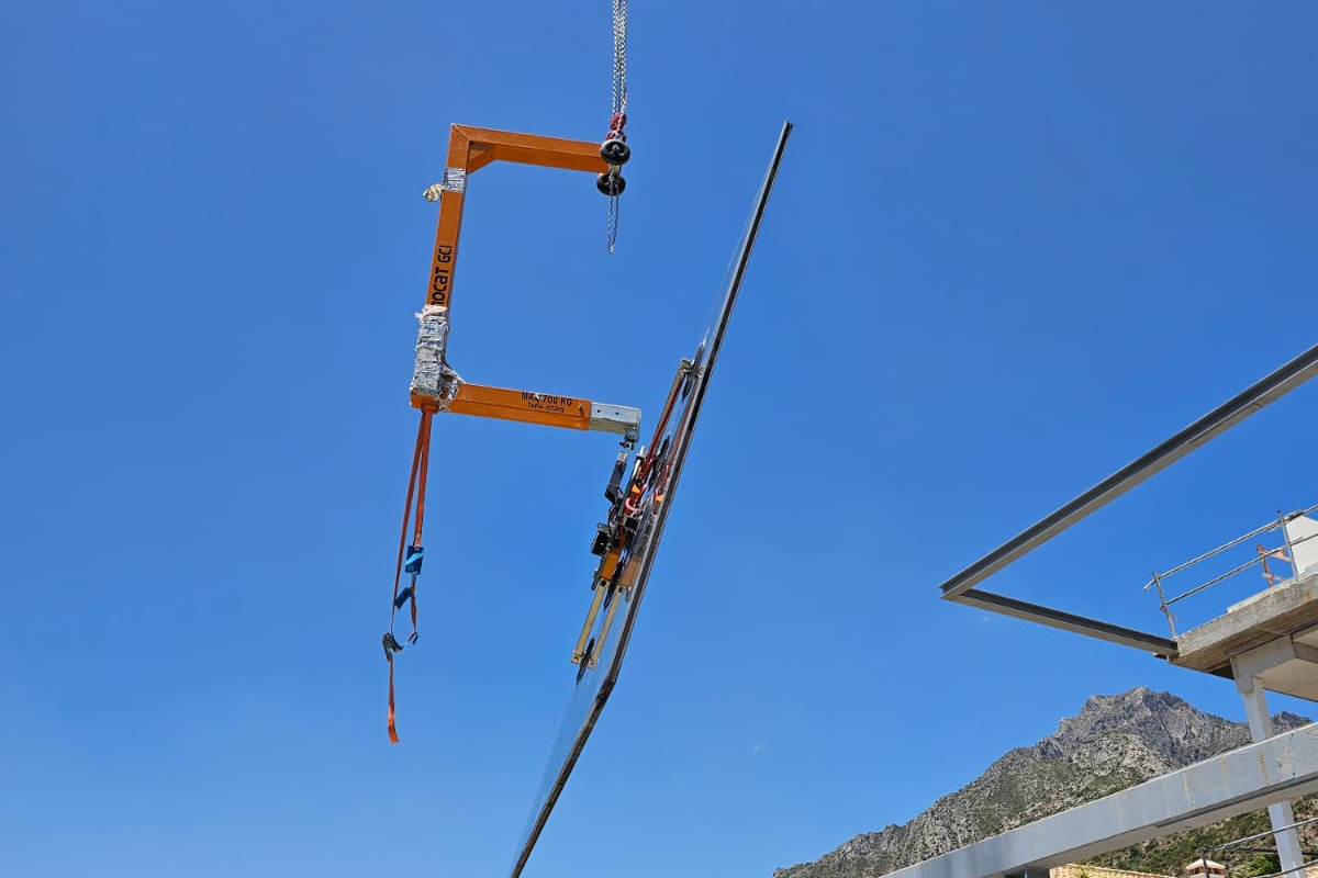 Gancho GC1 Tecnocat para instalación de vidrio