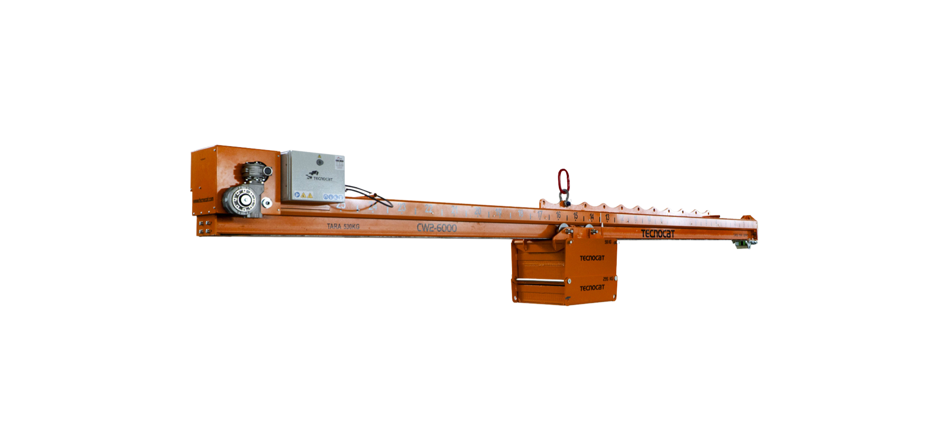 Contrapeso motorizado CW2-6000 Tecnocat para grandes cargas y largo alcance