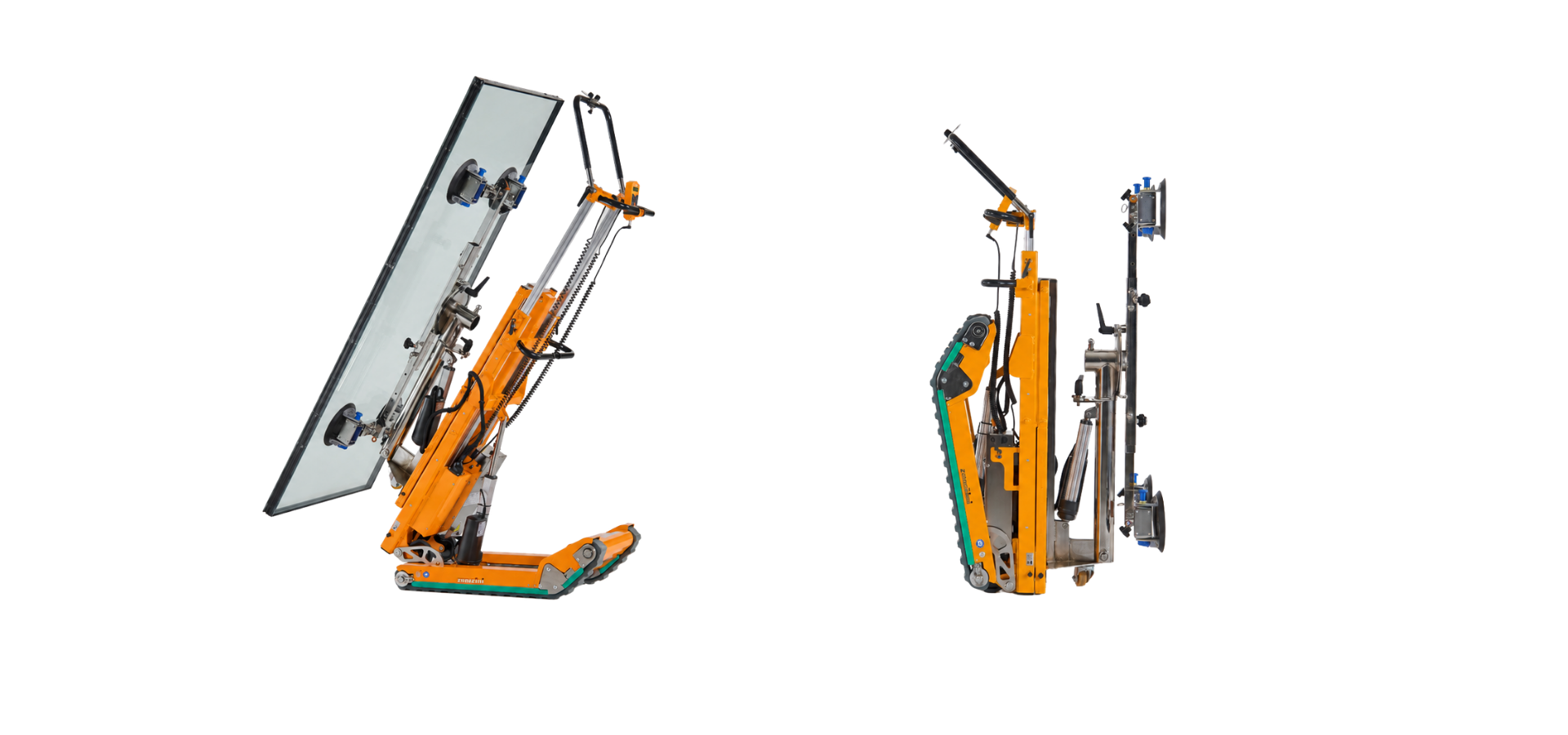 Skipper Lift GL para transporte e instalación de vidrio en escaleras