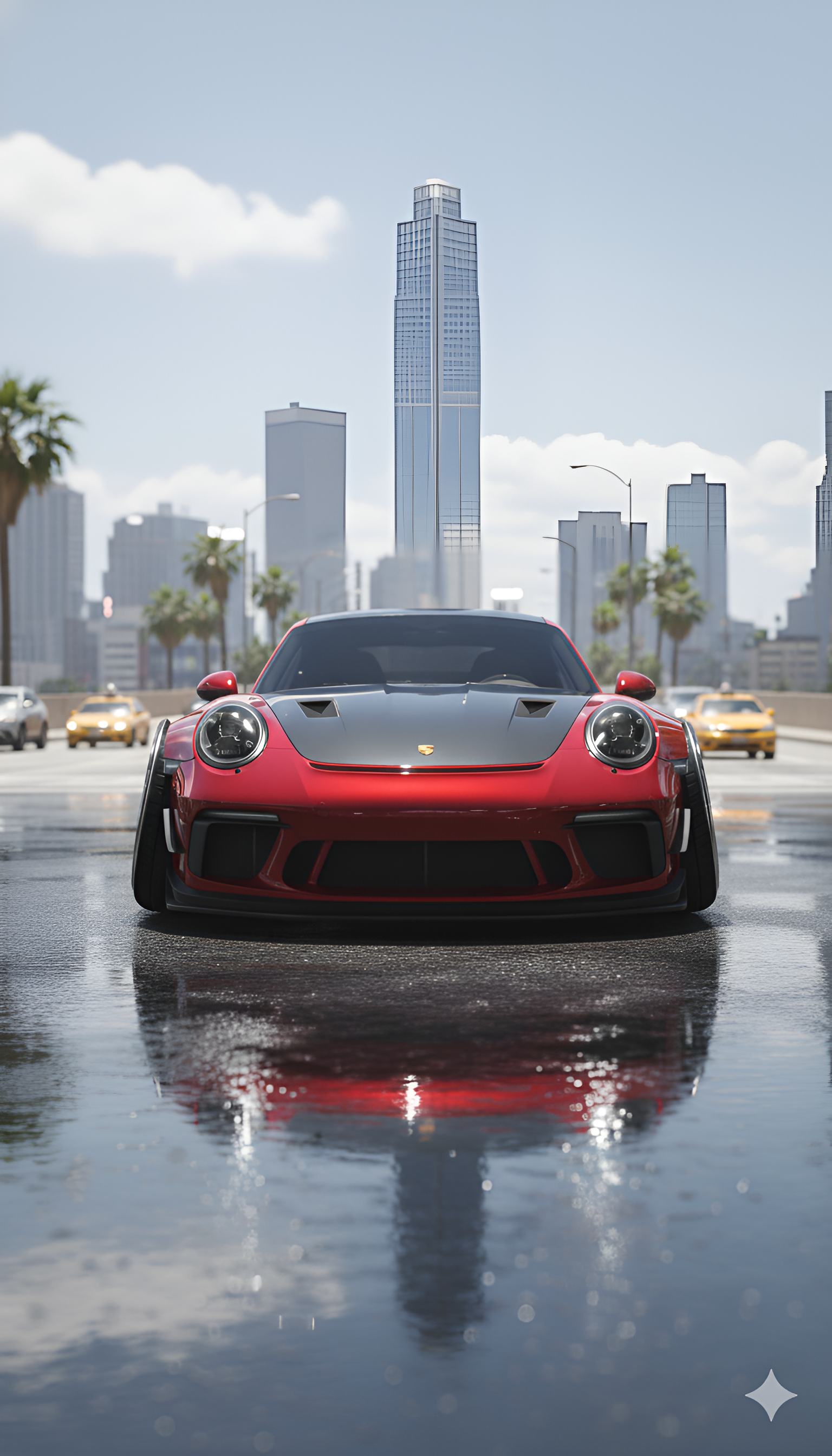 Red sports car wallpaper