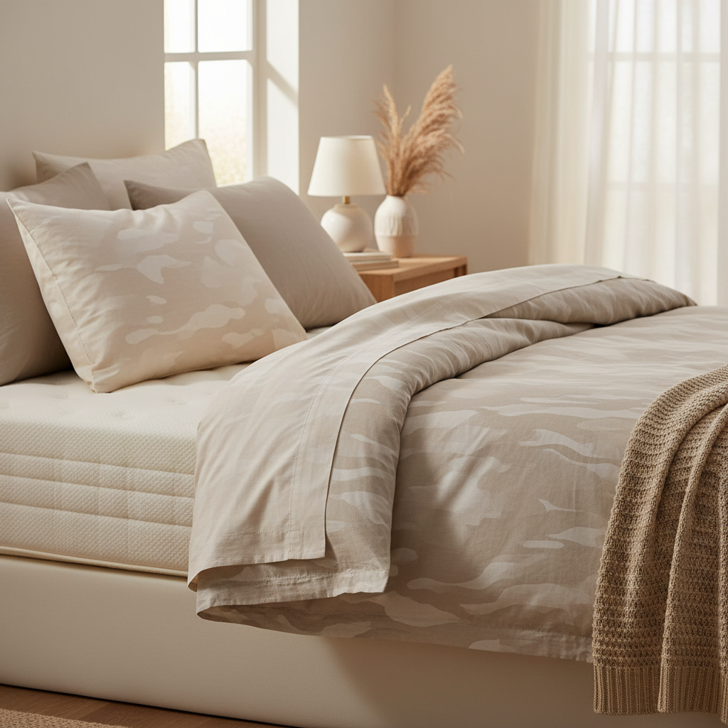 [{"question": "What sheets are best for memory foam mattresses?", "answer": "Breathable sheets such as bamboo or cotton percale with correct pocket depth are popular; also evaluate whether your mattress protector traps heat."}, {"question": "Why does memory foam feel warm?", "answer": "Foam contours closely to the body, which can limit airflow at the surface; protectors and upper bedding layers strongly influence perceived temperature."}, {"question": "Are bamboo sheets good on memory foam?", "answer": "Many warm sleepers like bamboo’s smooth, cooler-feeling surface on foam, provided pocket depth and protector breathability are right."}, {"question": "Do I need deep pocket sheets for memory foam?", "answer": "If your mattress plus topper or protector is tall, choose deep or extra-deep fitted sheets so corners stay secure."}, {"question": "Can sheets fix a hot mattress?", "answer": "Sheets improve surface comfort and airflow at the skin, but they work best as part of a breathable sleep system including protectors and blankets."}]