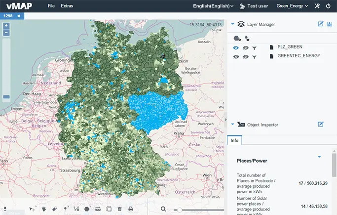 Distributional Intensity of Green Energy in vMAP