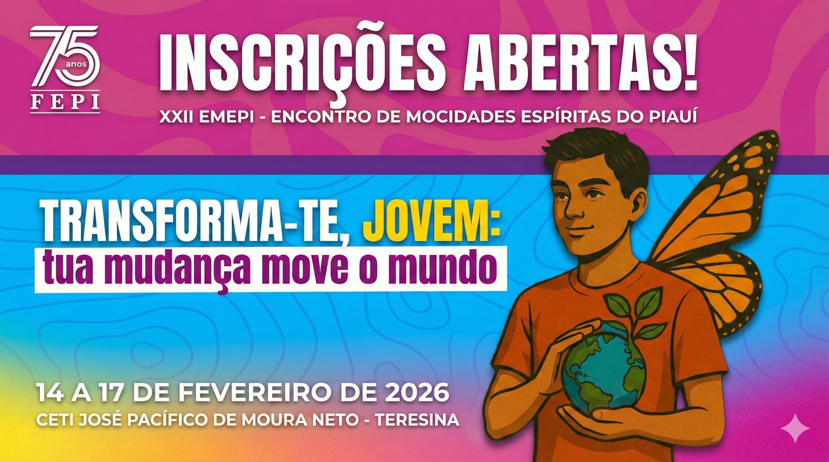 Abertas as inscrições para o XXII EMEPI: um convite à transformação do jovem e do mundo
