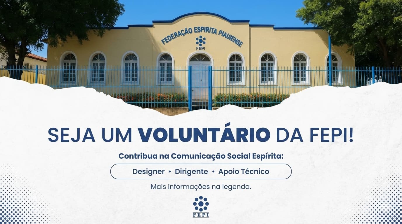 FEPI abre inscrições para voluntariado no Departamento de Comunicação Social Espírita (DCSE)