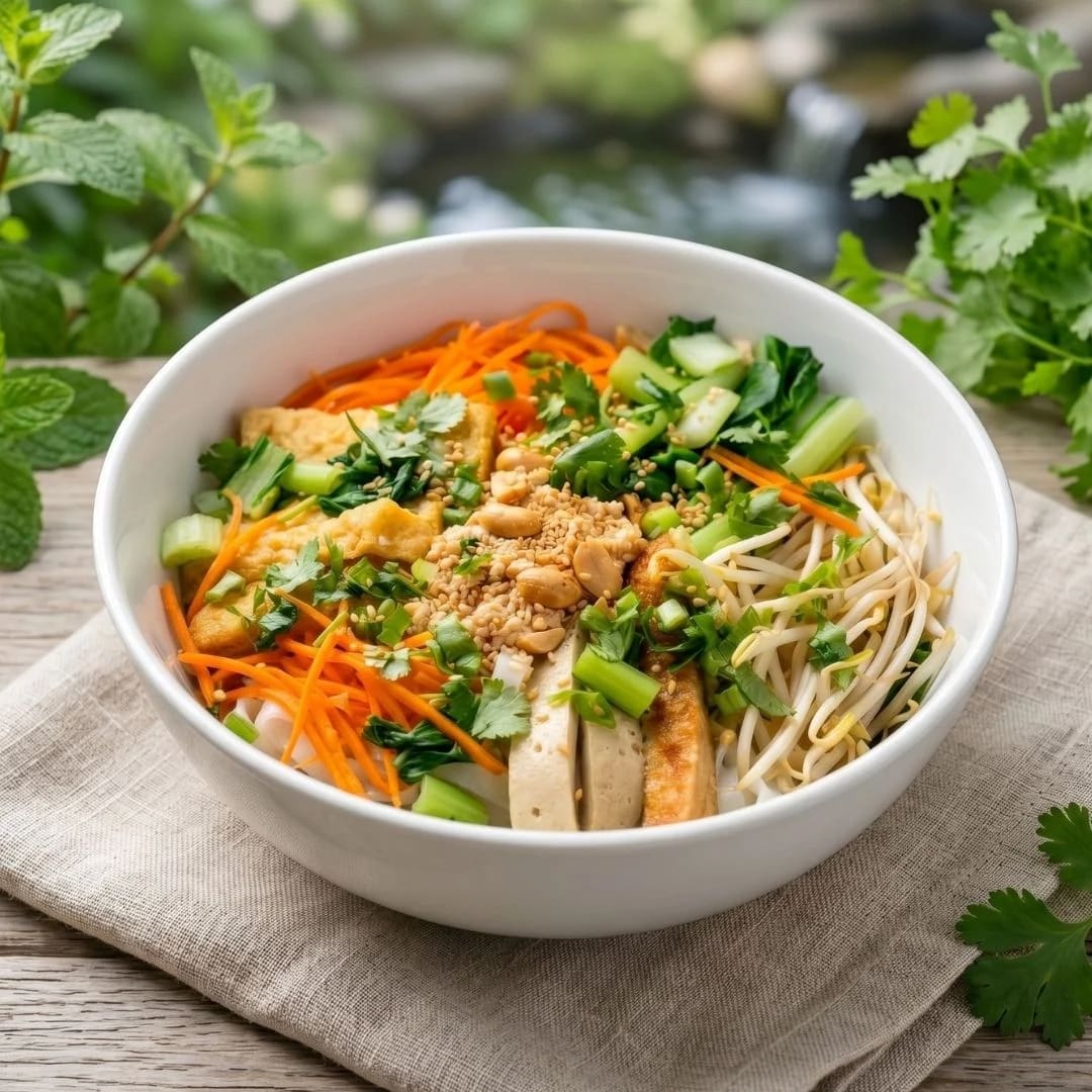 Buddha bowl bun chay