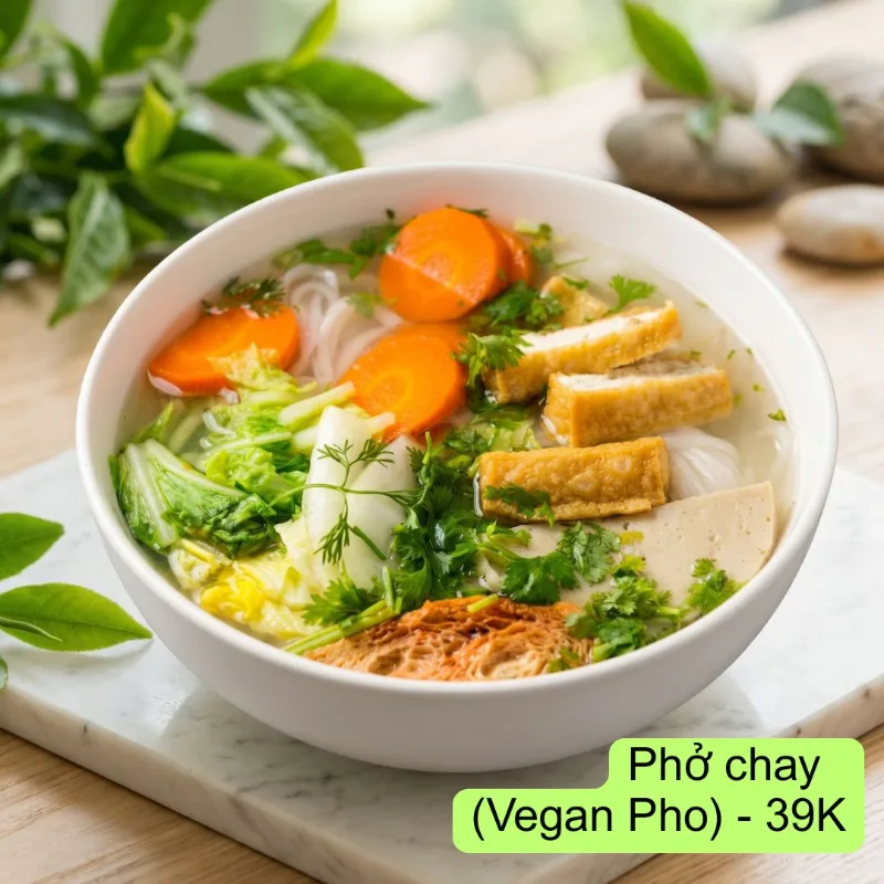 Phở Chay: Bí Quyết Nước Dùng Ngon Không Cần Xương