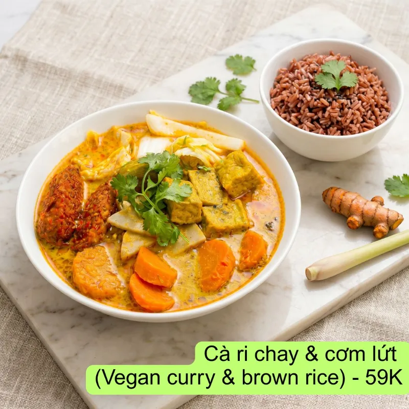 Vegan Curry & Brown Rice: The Perfect Lunch for the Health-Conscious