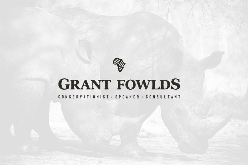 Website, Branding and Logo for Grant Fowlds: South African conservation hero