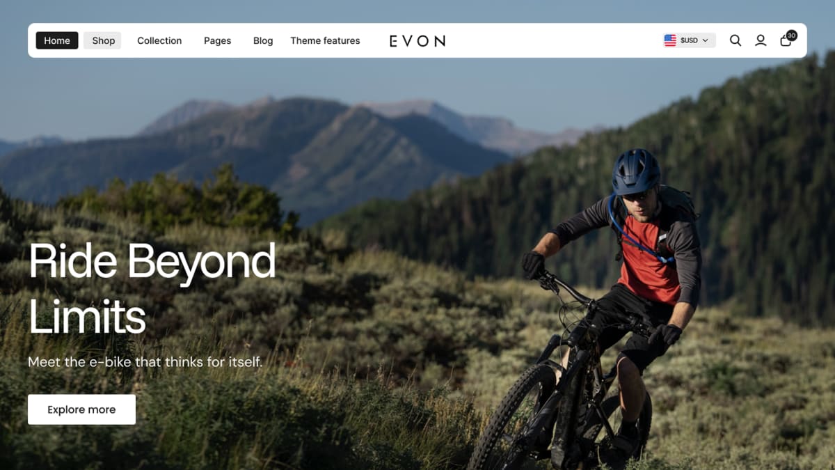 Evon Shopify theme