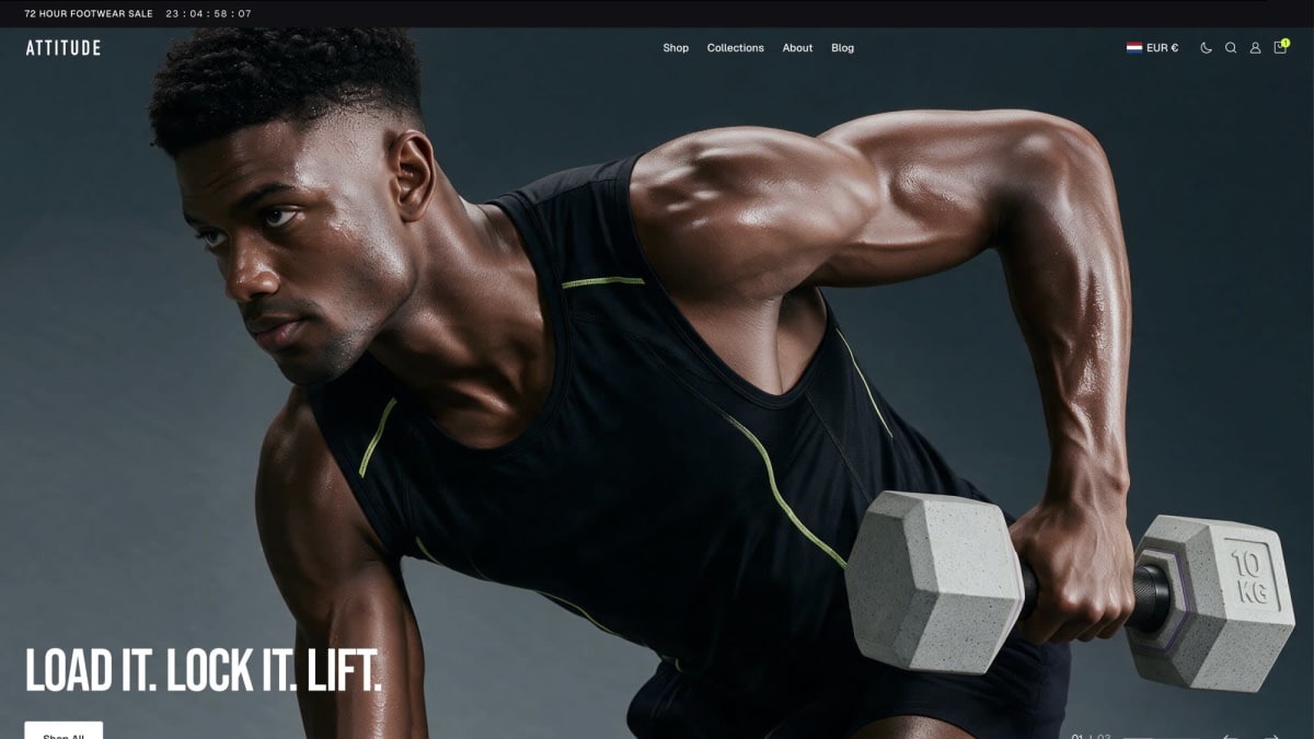 Attitude Shopify theme
