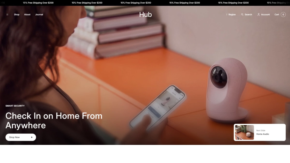 Hub Shopify theme