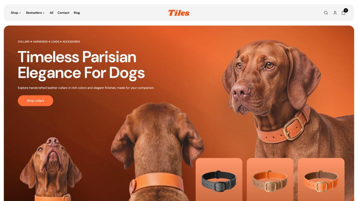 Tiles Shopify theme