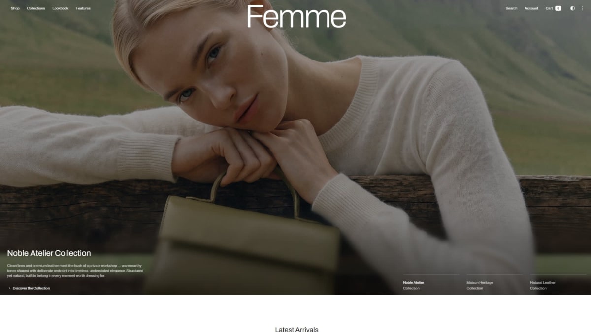 Femme Shopify theme