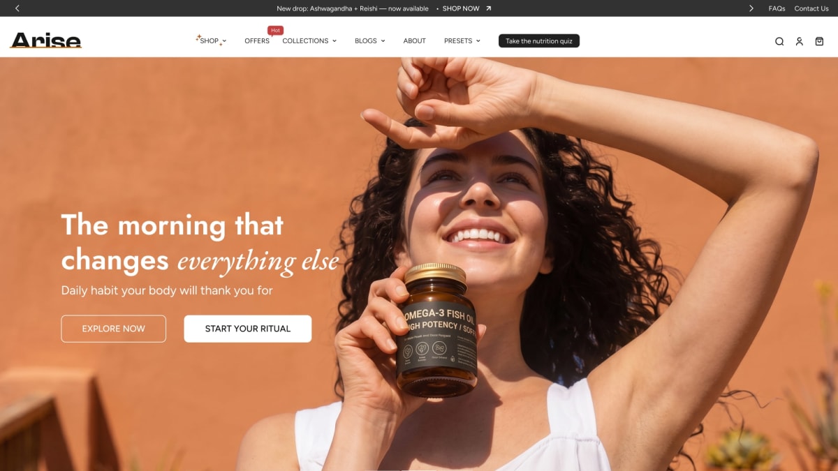 Arise Shopify theme