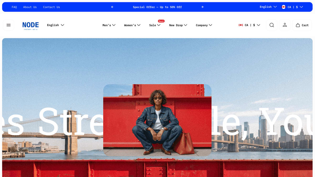 Node Shopify theme