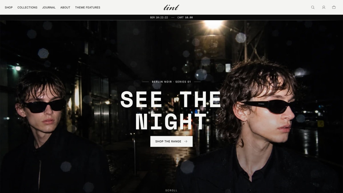 Halftone Shopify theme