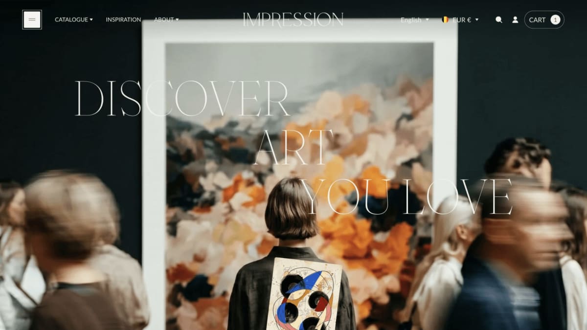Impression Shopify theme