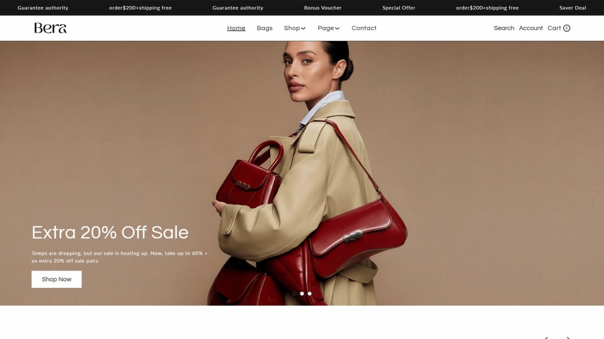 Bera Shopify theme