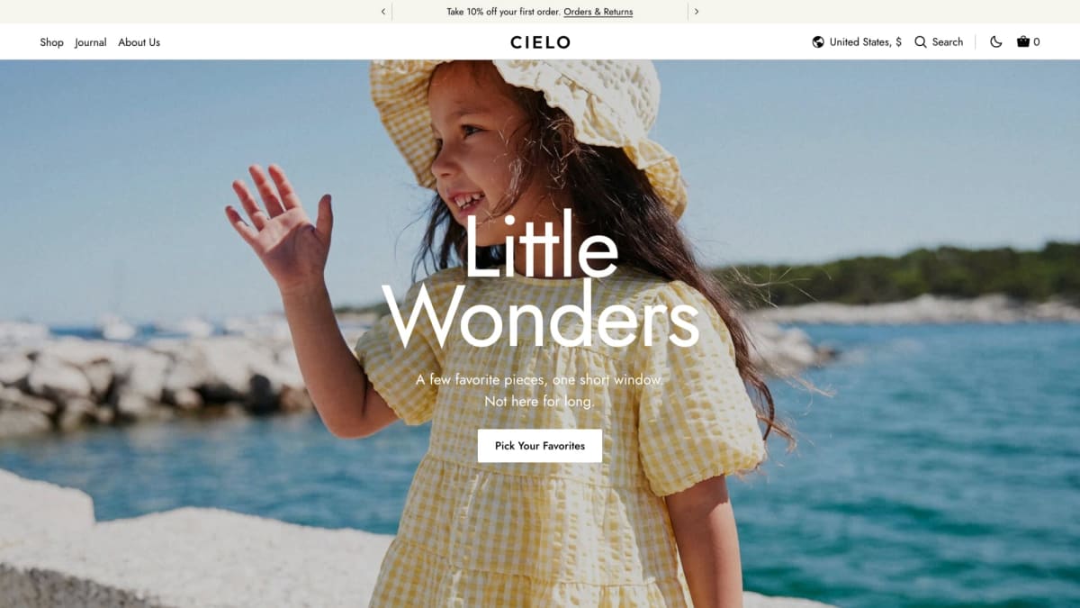 Cielo Shopify theme