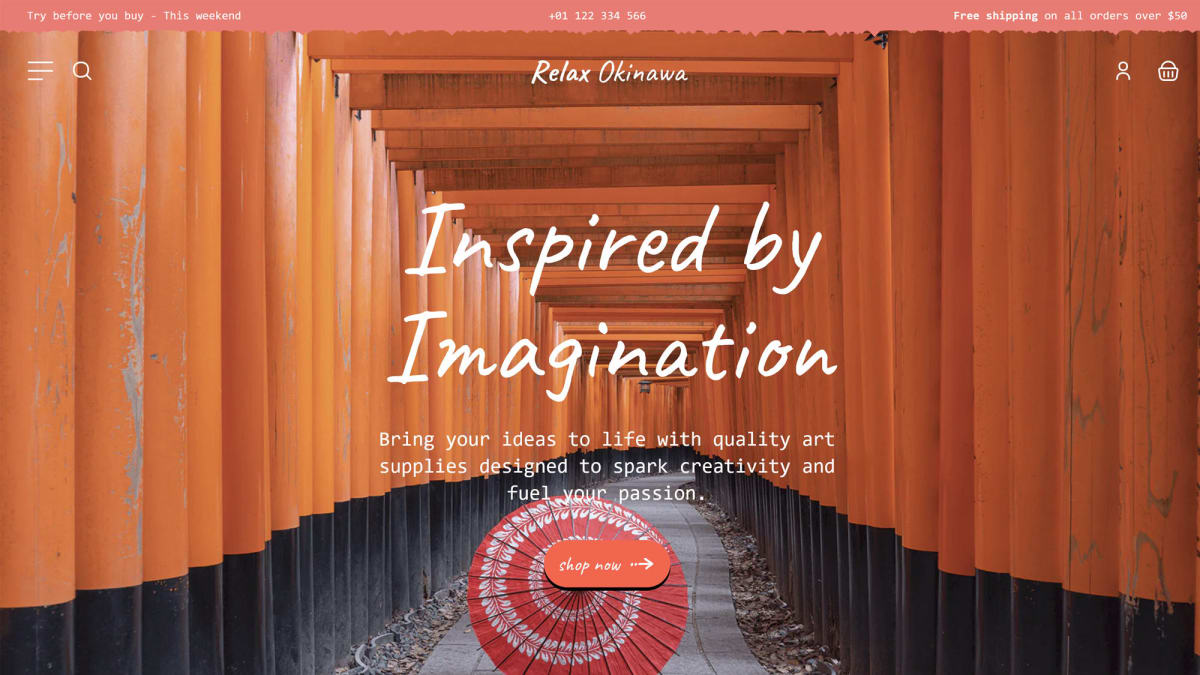 Okinawa Shopify theme