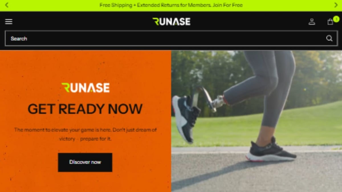 Runase Shopify theme