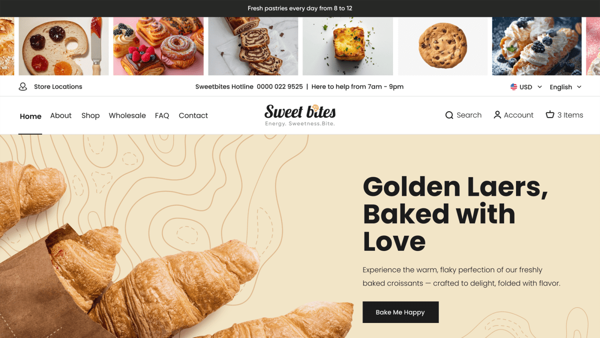 Sweet Shopify theme