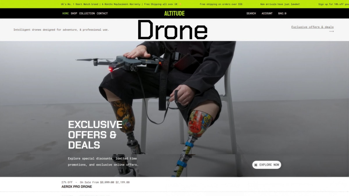 Altitude Shopify theme
