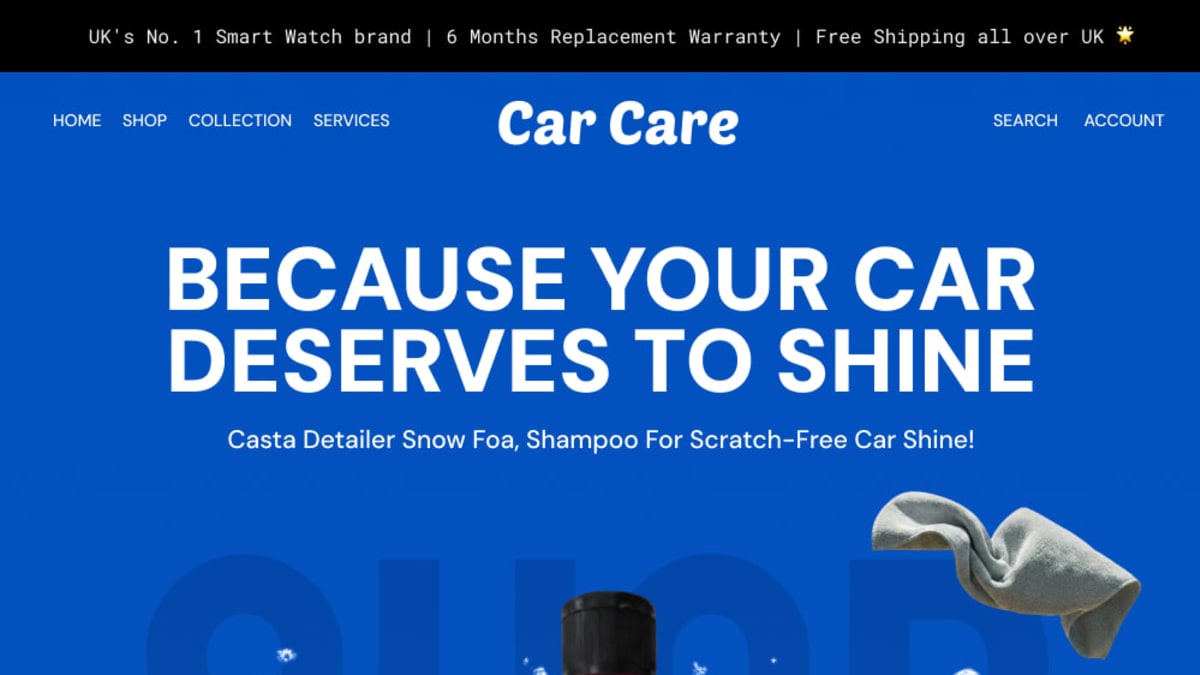 Finish Shopify theme