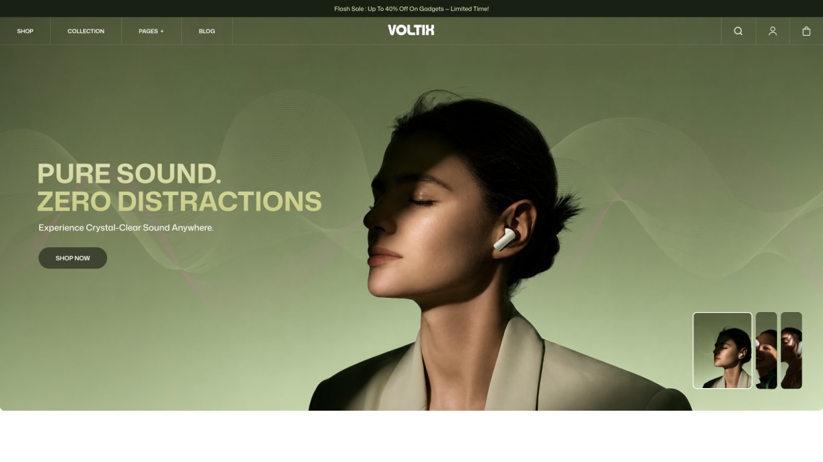Voltix Shopify theme