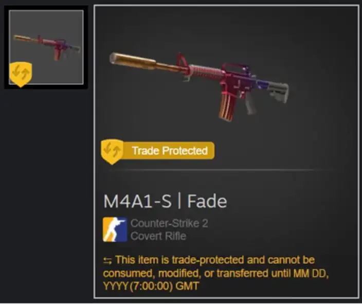 CS2 Trade Protected Item