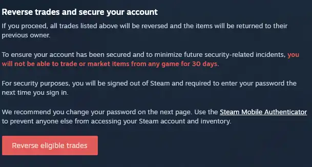 Reversable Steam Trade Button